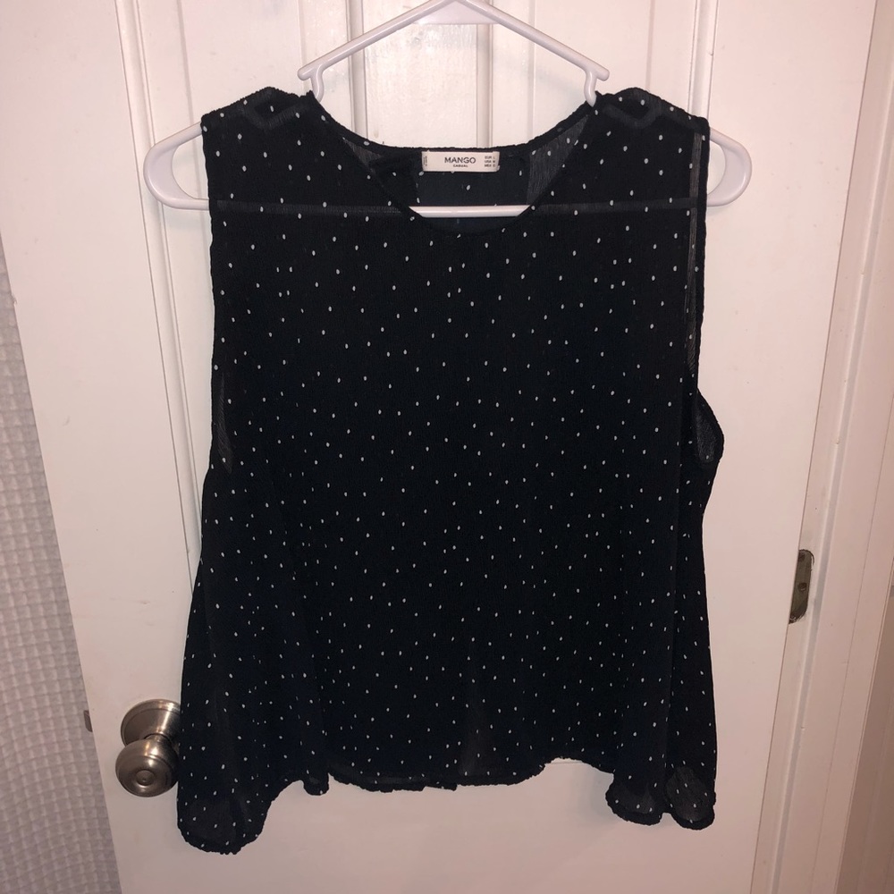 Mango Sheer Top